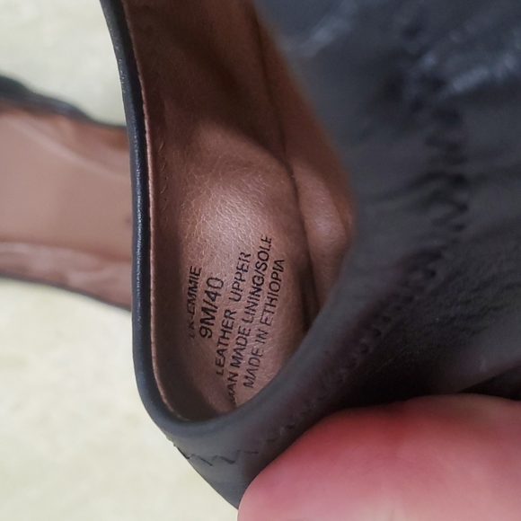 Lucky flats bundle: "Emmie", olive green & black - Picture 7 of 10